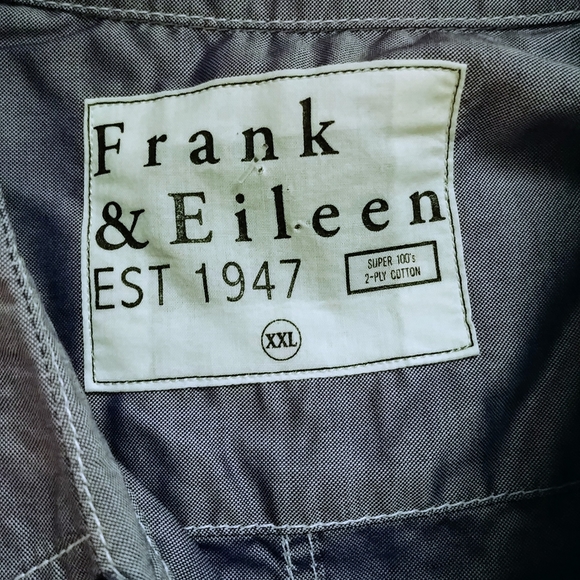 Frank & Eileen Gavin Blue Button Down Shirt - Picture 6 of 8